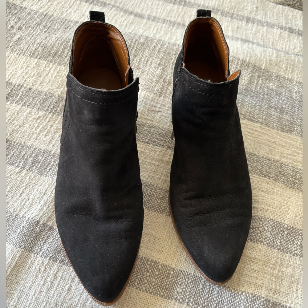 Franco Sarto Suede Booties Size 8